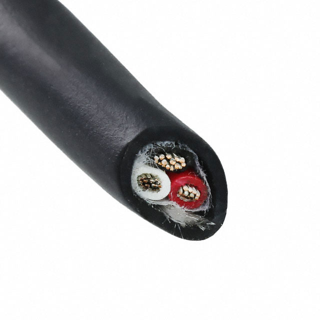 CABLE 3 COND 20AWG BLACK 100'