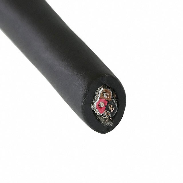 CABLE 3COND 22AWG BLK SHLD 1000'