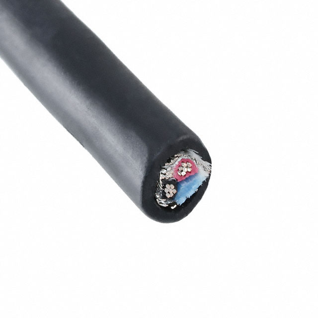CABLE 2COND 16AWG BLK SHLD 100'