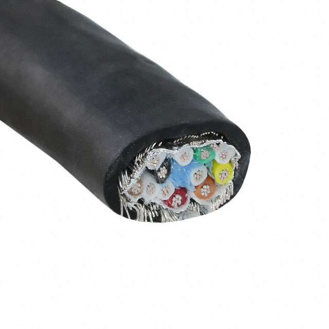 MULTI-PAIR 12COND 20AWG BLK 100'
