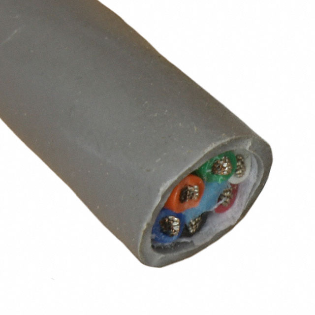 CABLE 6COND 18AWG SLATE 500'