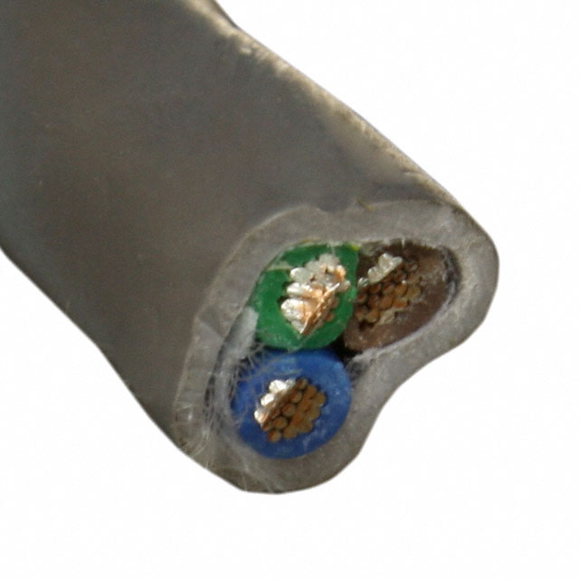 CABLE 3COND 16AWG SLATE 1000'