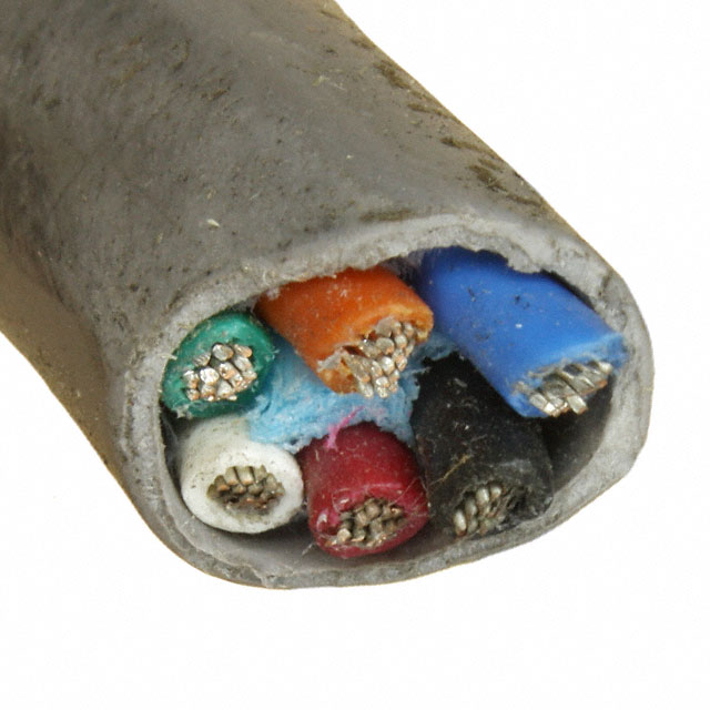 CABLE 6COND 16AWG SLATE