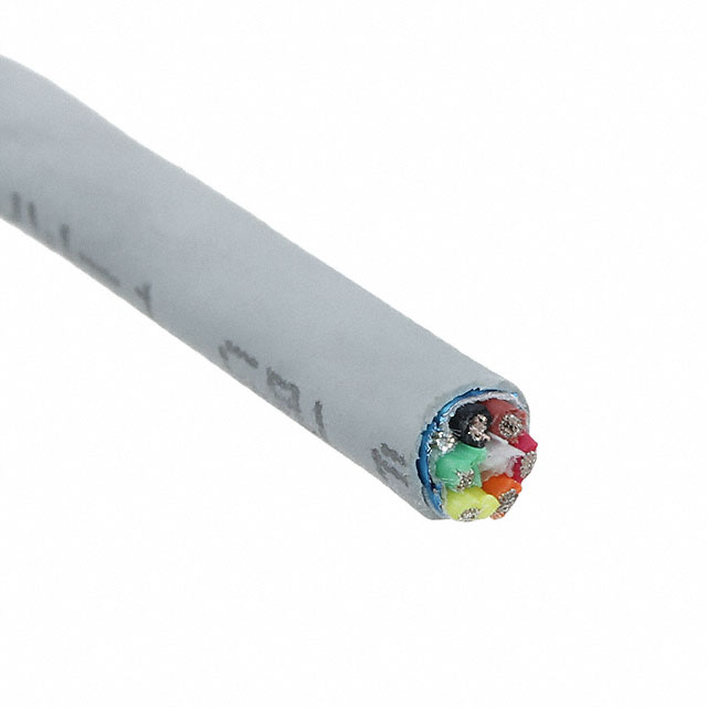 CABLE 6COND 22AWG SLATE SHLD 1'