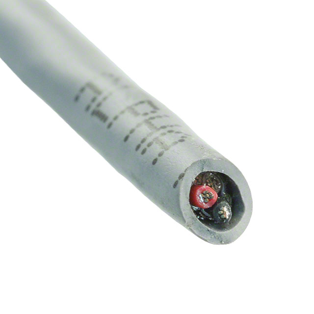 CABLE 3CON 24AWG SLATE SHLD 500'
