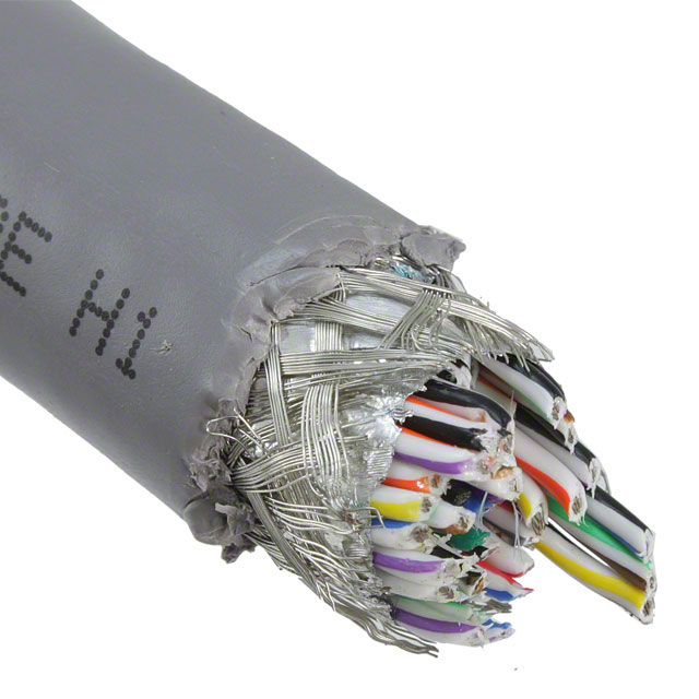 CABLE 70 COND 22AWG BLACK 1000'