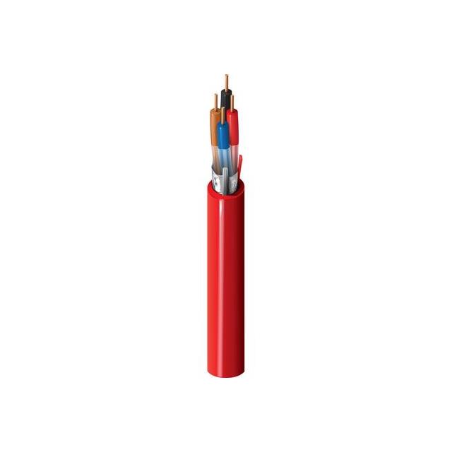 CABLE 4COND 14AWG RED SHLD 1000'