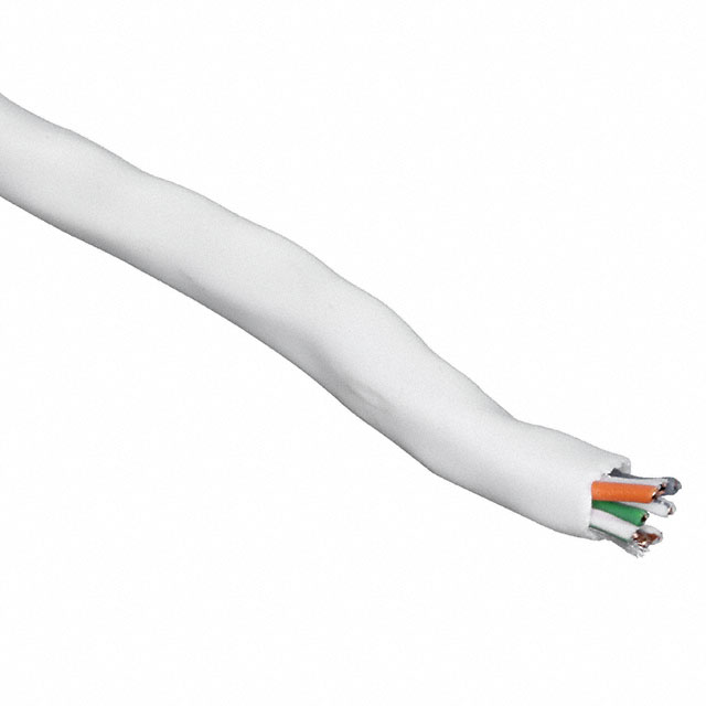 CABLE CAT5E 8CON 24AWG WHT 1000'