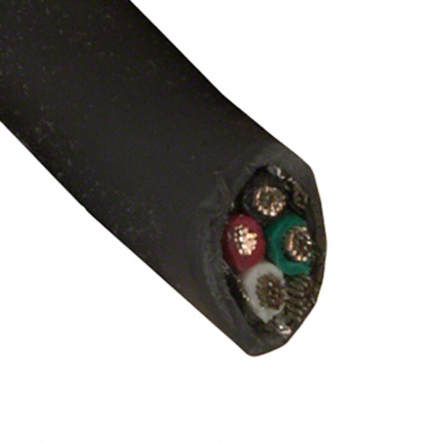 CABLE 4CON 18AWG SLATE SHLD 100'