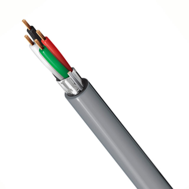 CABLE 4COND 16AWG GRAY SHLD 100'