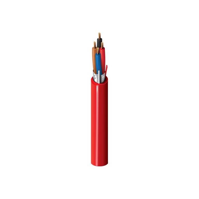 CABLE 4COND 18AWG RED SHLD