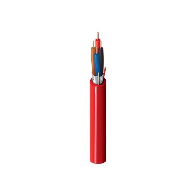 CABLE 4COND 18AWG RED SHLD