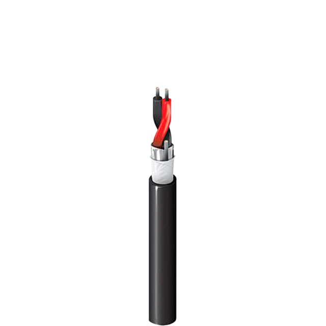 CABLE 2COND 18AWG BLK SHLD