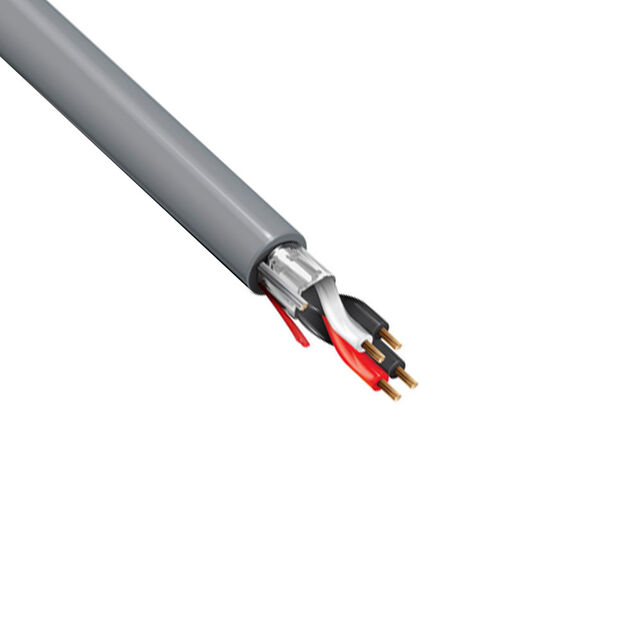 MULTI-PAIR 4COND 18AWG GRAY 100'