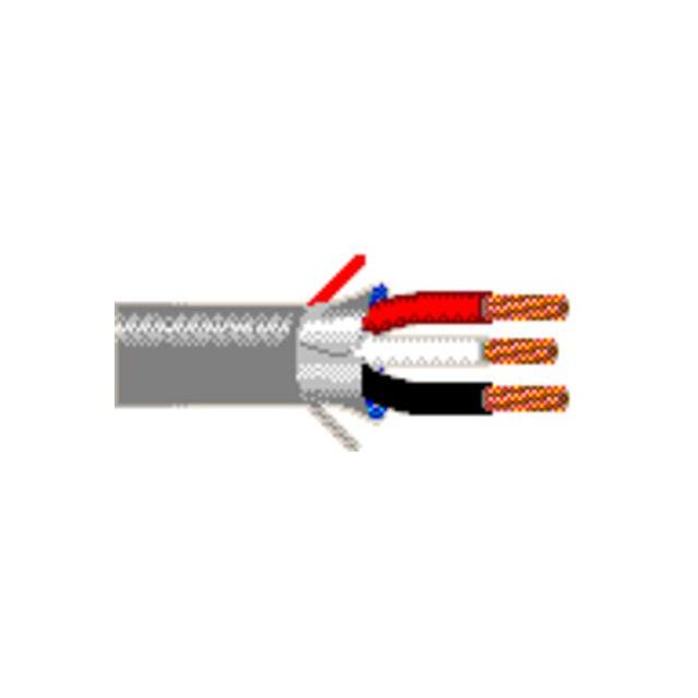 CABLE 3COND 20AWG GRAY SHLD