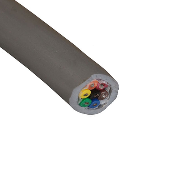 CABLE 7COND 18AWG SLATE 100'