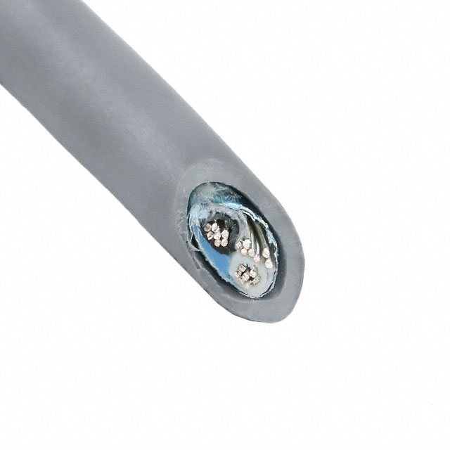 CABLE 2CON 22AWG SLATE SHLD 500'