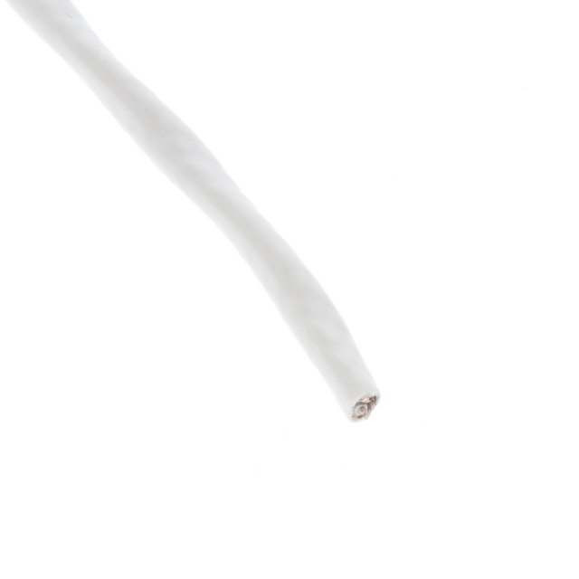 CABLE 2CON 26AWG WHT SHLD 100'