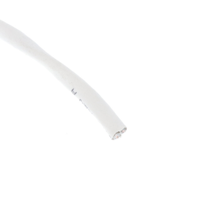 CABLE 2COND 22AWG WHITE SHLD 50'