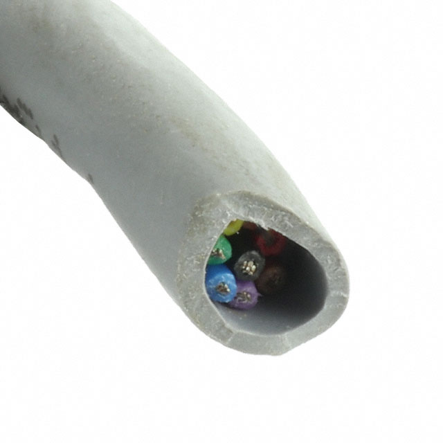 CABLE 8COND 26AWG SLATE 100'