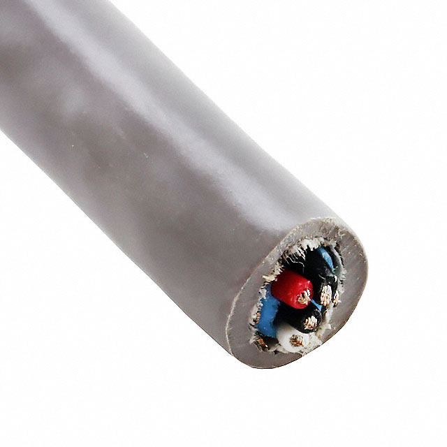 MULTI-PAIR 4CON 22AWG SLATE 500'