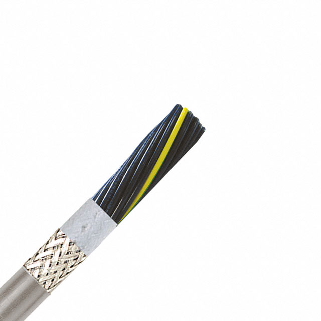 CABLE 3COND 20AWG GRAY SHLD 25'