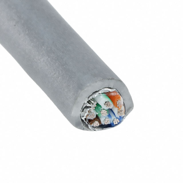 MULTI-PAIR 8CON 24AWG SLATE 100'