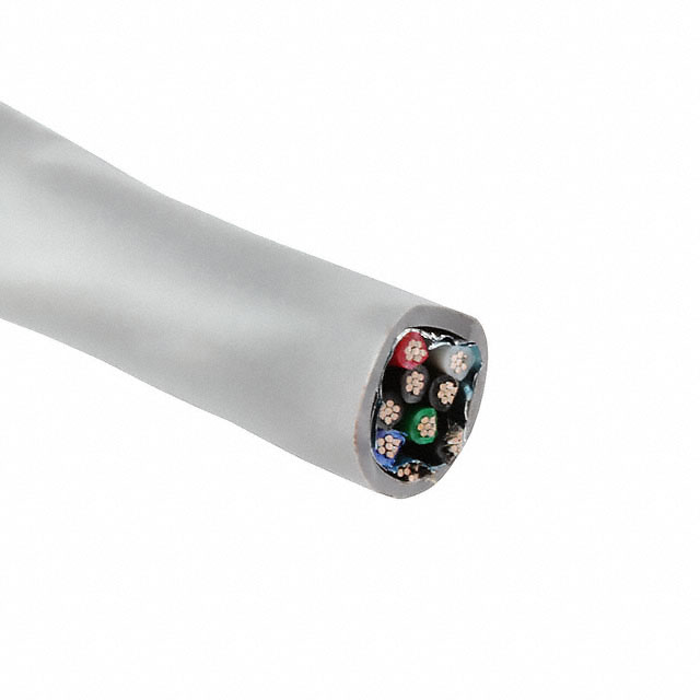 MULTI-PAIR 8COND 24AWG SLATE 50'