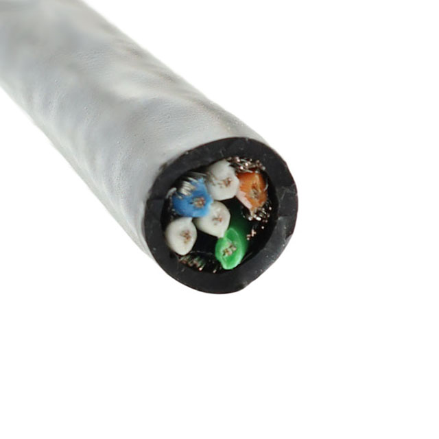 MULTI-PAIR 6COND 22AWG BLK 100'