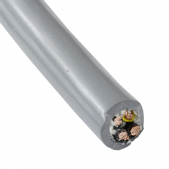 CABLE 4COND 12AWG SLATE 100'