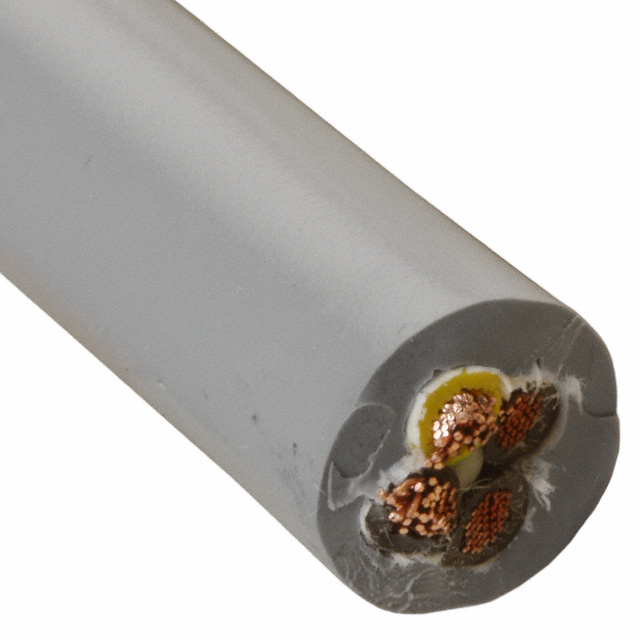 CABLE 4COND 14AWG SLATE 100'