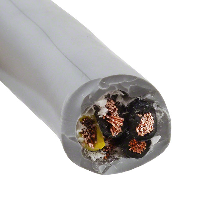 CABLE 5COND 14AWG SLATE 100'