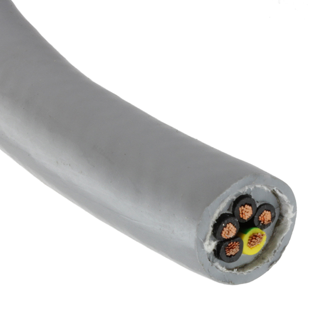 CABLE 5CON 14AWG SLATE SHLD 100'