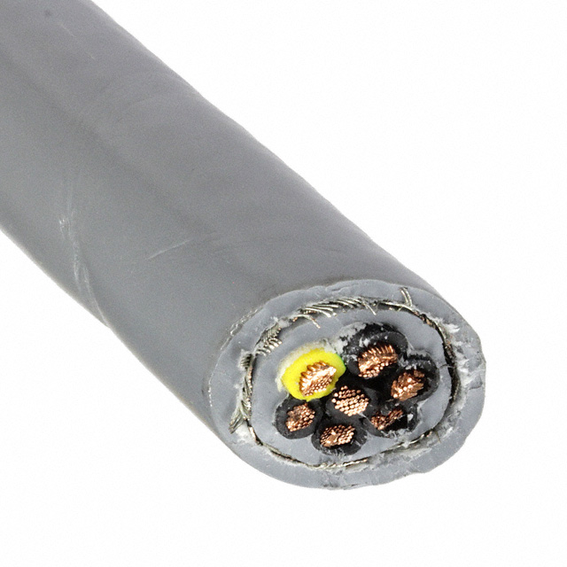 CABLE 7COND 12AWG SLATE 100'