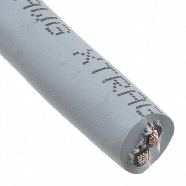 CABLE 2COND 16AWG SLATE 500'