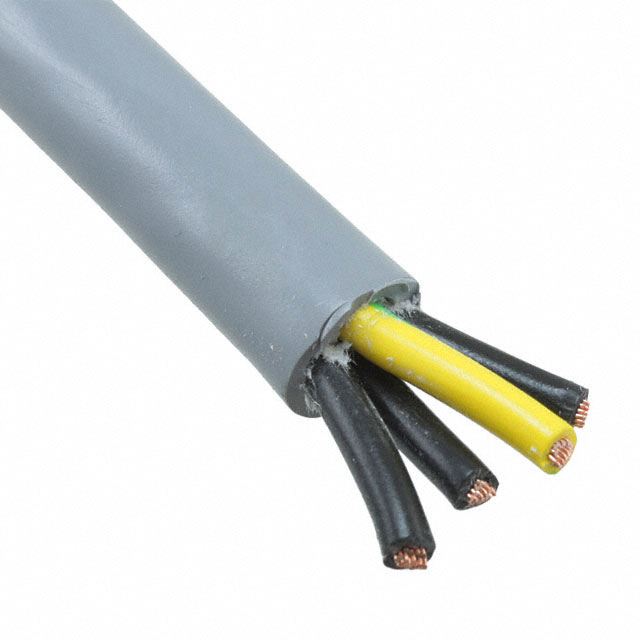 CABLE 4COND 16AWG SLATE 500'