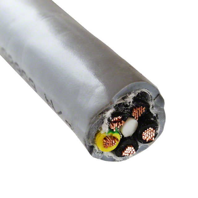 CABLE 5COND 16AWG SLATE 100'