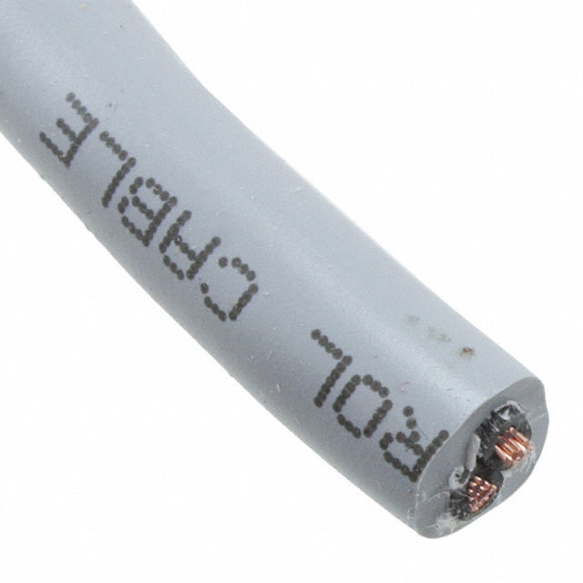 CABLE 2COND 18AWG SLATE 500'
