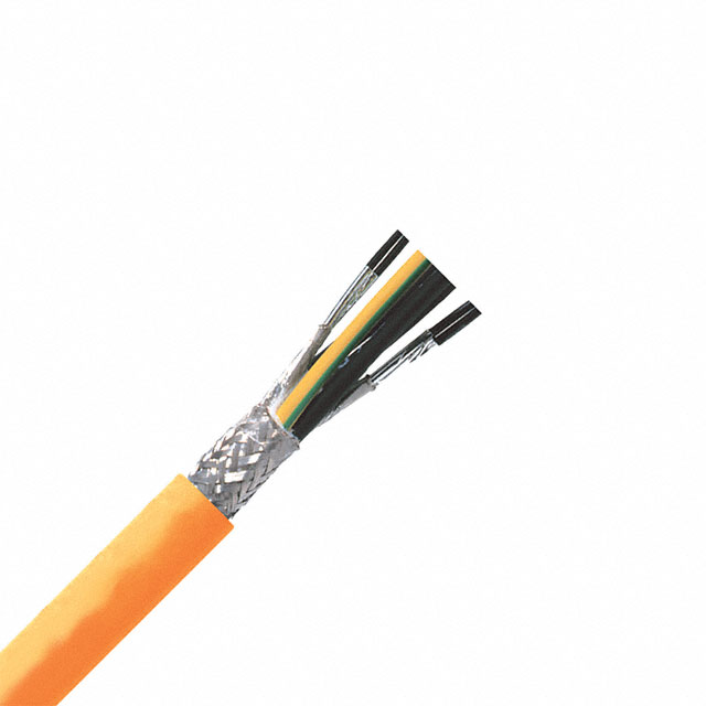 CABLE 8COND 16AWG/18AWG ORNG 25'