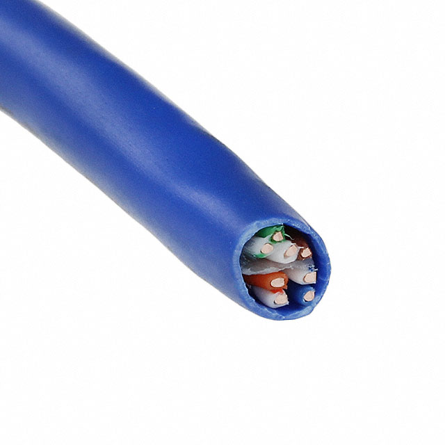 CABLE CAT6 8COND 24AWG BLUE