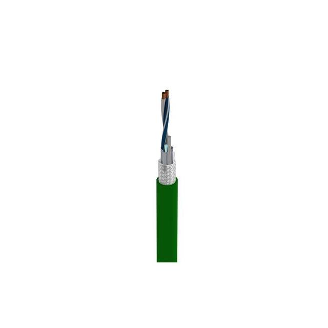 CABLE 2CON 24AWG GREEN SHLD