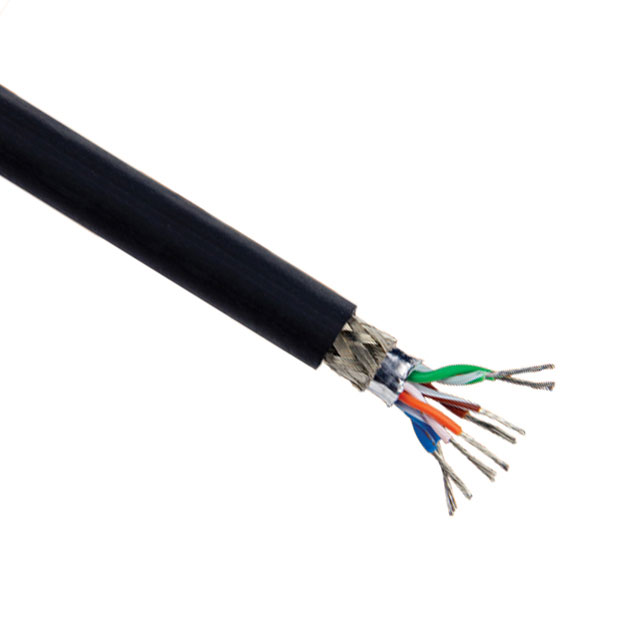 CABLE CAT5E 8COND 26AWG BLK 500'