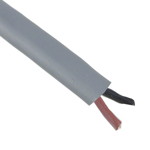 CBL 2COND 24AWG SLATE 100=100'