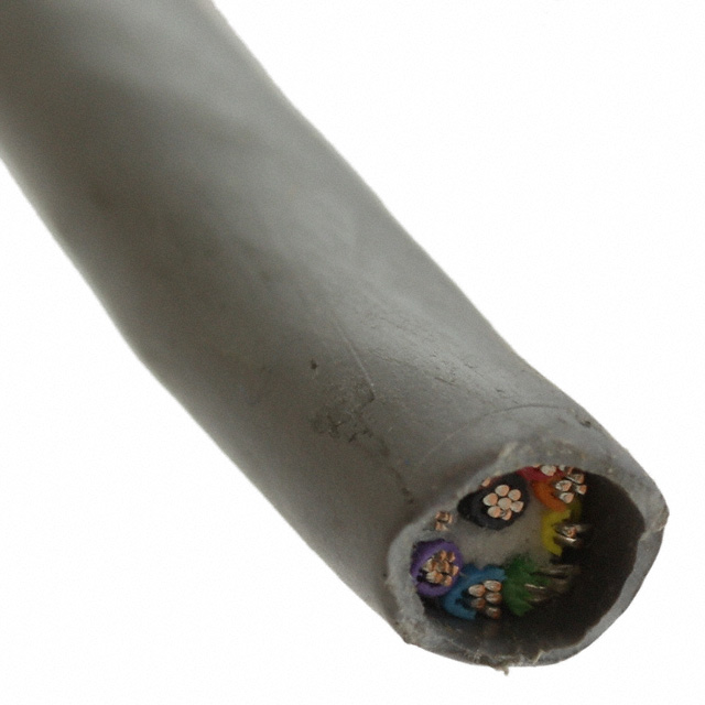 CABLE 9COND 24AWG SLATE 1000'
