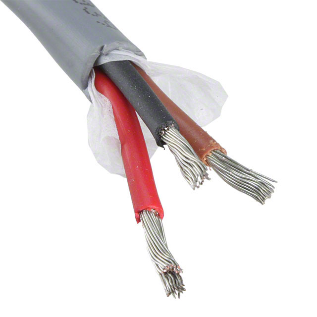 CBL 3COND 14AWG SLATE 100=100'