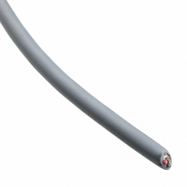 CABLE 3COND 26AWG SLATE 100'