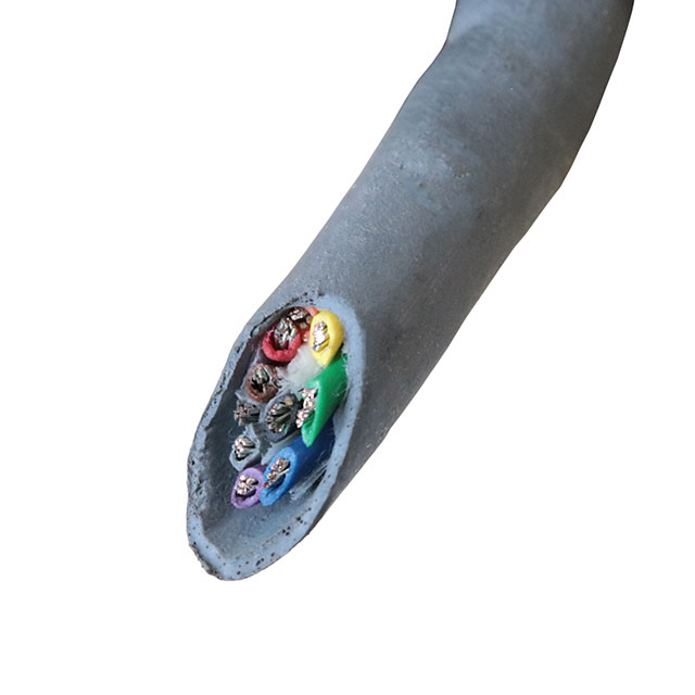 CABLE 9CON 22AWG SLATE SHLD 100'