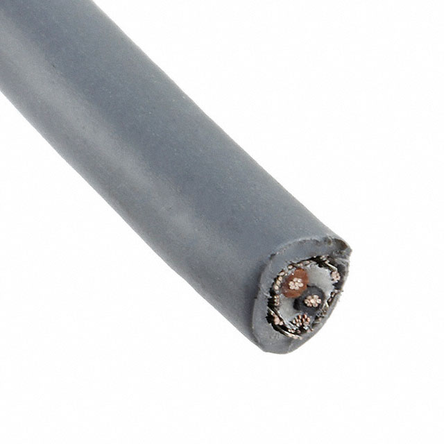 CABLE 2CON 14AWG SLATE SHLD 100'