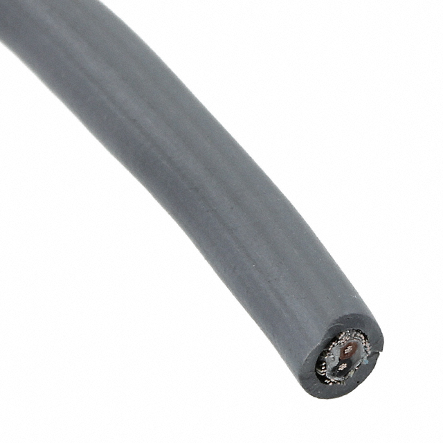 CABLE 2CON 28AWG SLATE SHLD 100'
