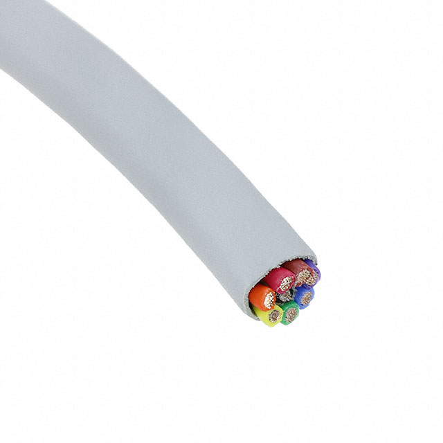 CABLE 8COND 28AWG SLATE 1'